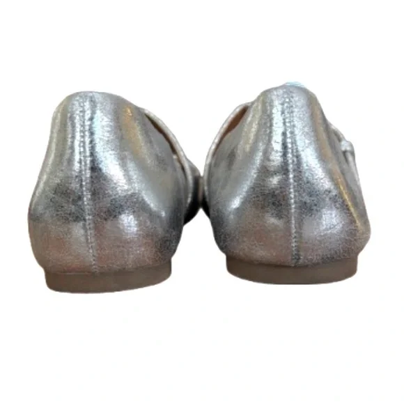 Dolce Vita Marcello metallic silver flat Maryjanes SZ 7.5 - Picture 9 of 13